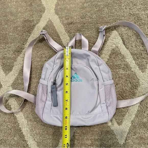 NWOT Adidas Linear 3 Mini Backpack Light Purple / Lilac - Picture 11 of 12